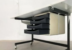 Bureau Flexible Allemand Space Age de Multiform, années 1960