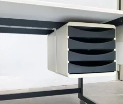 Bureau Flexible Allemand Space Age de Multiform, années 1960