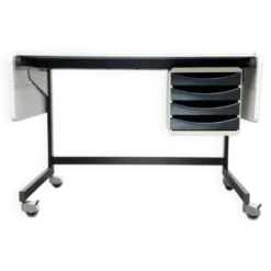 Bureau Flexible Allemand Space Age de Multiform, années 1960