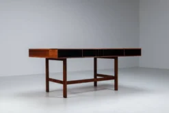 Bureau Flip-Top Partners en rosewood de Peter Lovig, Lovig, Danemark, 1960.
