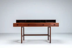 Bureau Flip-Top Partners en rosewood de Peter Lovig, Lovig, Danemark, 1960.