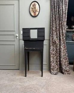 Bureau à gradin ancien noir (rénové)