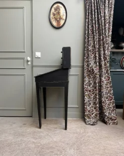 Bureau à gradin ancien noir (rénové)
