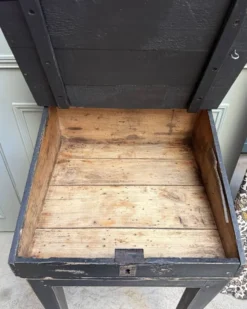 Bureau à gradin ancien noir (rénové)