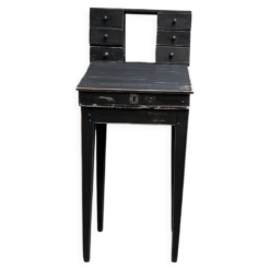 Bureau à gradin ancien noir (rénové)