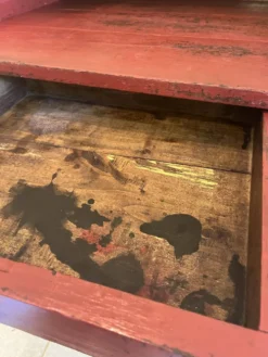 Bureau à gradins ancien en chêne massif