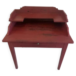 Bureau à gradins ancien en chêne massif