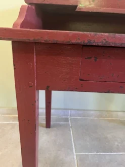 Bureau à gradins ancien en chêne massif