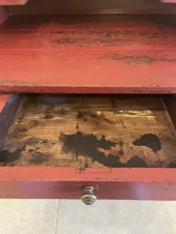Bureau à gradins ancien en chêne massif