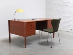 Bureau indépendant avec bibliothèque par Wilhelm Renz, années 1960