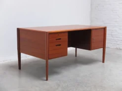 Bureau indépendant avec bibliothèque par Wilhelm Renz, années 1960