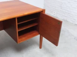Bureau indépendant avec bibliothèque par Wilhelm Renz, années 1960
