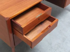 Bureau indépendant avec bibliothèque par Wilhelm Renz, années 1960