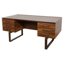 Bureau indépendant en palissandre du milieu du siècle par Torben Valeur et Henning Jensen pour Dyrlund, Danemark, années 1960.