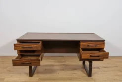 Bureau indépendant en palissandre du milieu du siècle par Torben Valeur et Henning Jensen pour Dyrlund, Danemark, années 1960.