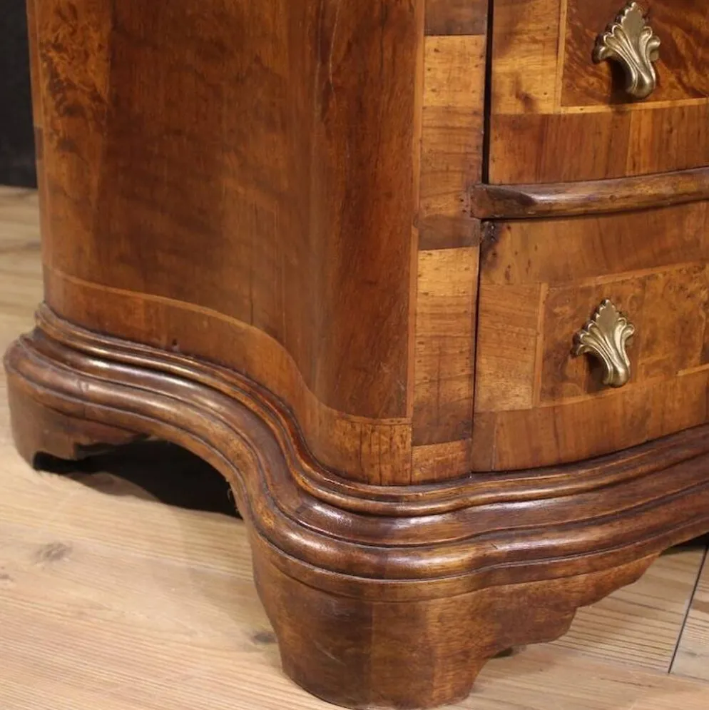 Bureau italien incrusté du 20e siècle