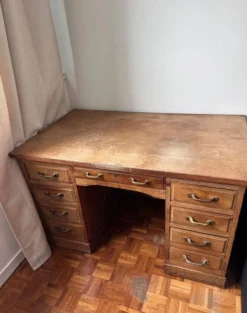 Bureau maître d'école vintage
