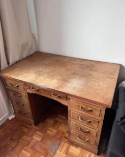 Bureau maître d'école vintage