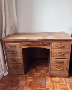 Bureau maître d'école vintage