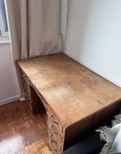 Bureau maître d'école vintage