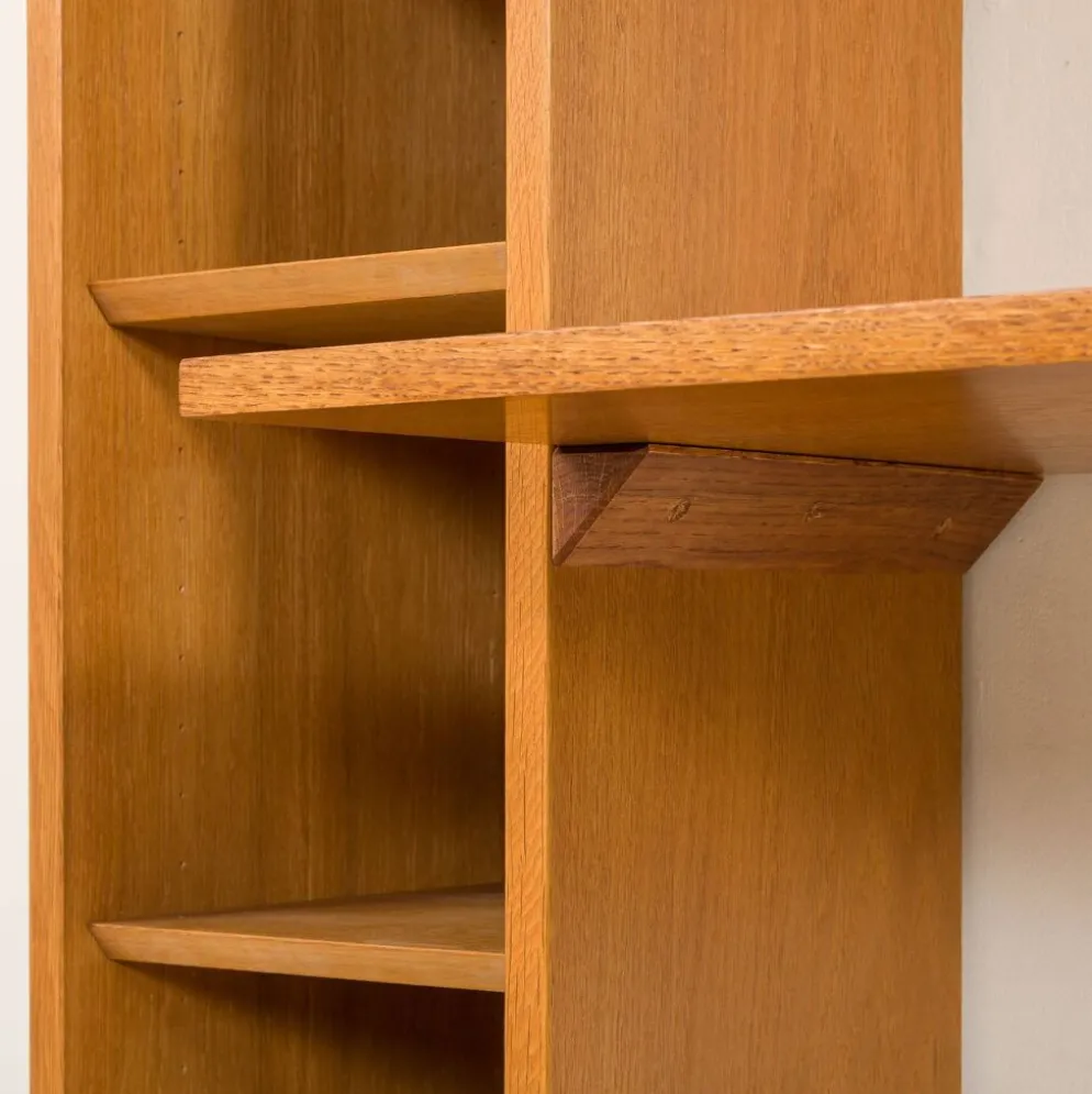 Bureau modulaire en chêne par Hundevad, Danemark, années 1970