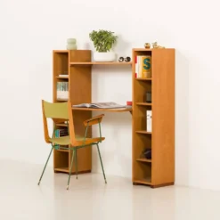 Bureau modulaire en chêne par Hundevad, Danemark, années 1970