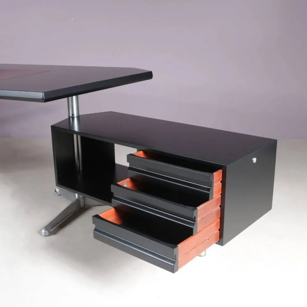 Bureau Osvaldo Borsani des années 1950 pour Tecno Milano, Italie