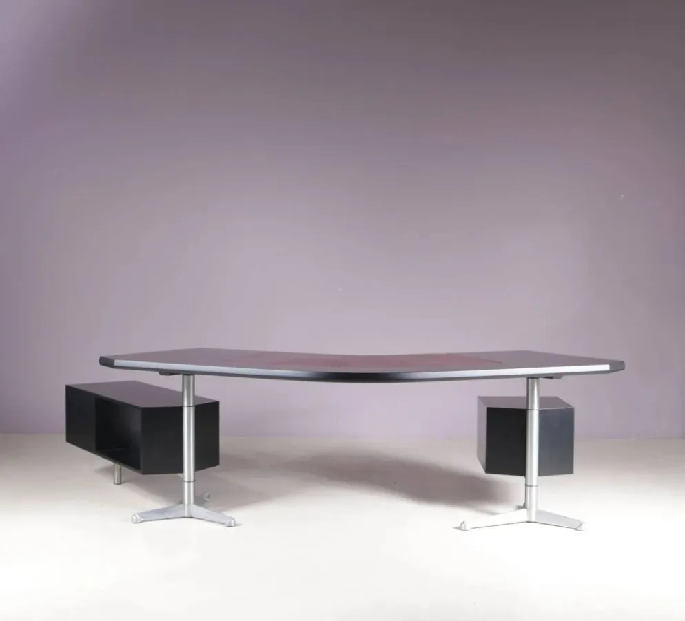 Bureau Osvaldo Borsani des années 1950 pour Tecno Milano, Italie