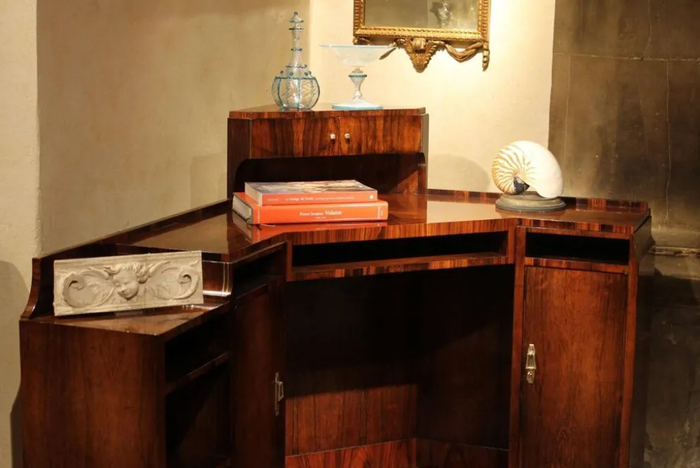 Bureau ou coiffeuse en placage Art Déco, années 1920