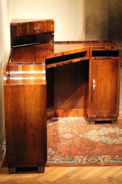 Bureau ou coiffeuse en placage Art Déco, années 1920