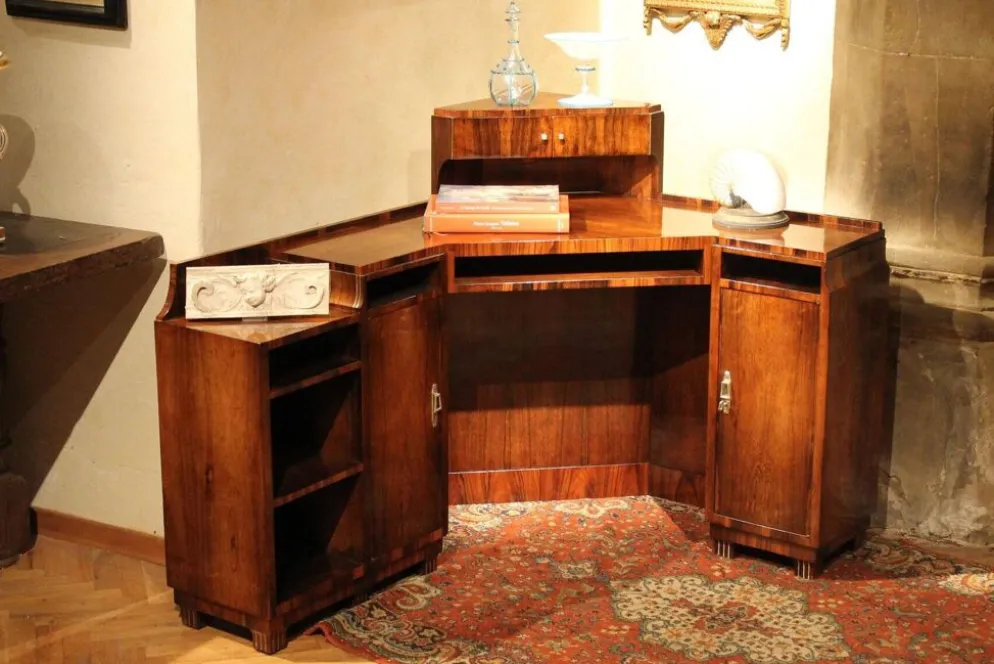 Bureau ou coiffeuse en placage Art Déco, années 1920