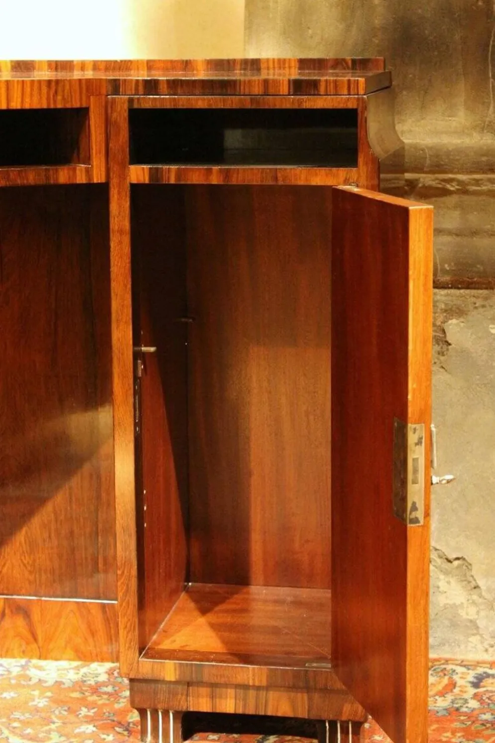 Bureau ou coiffeuse en placage Art Déco, années 1920