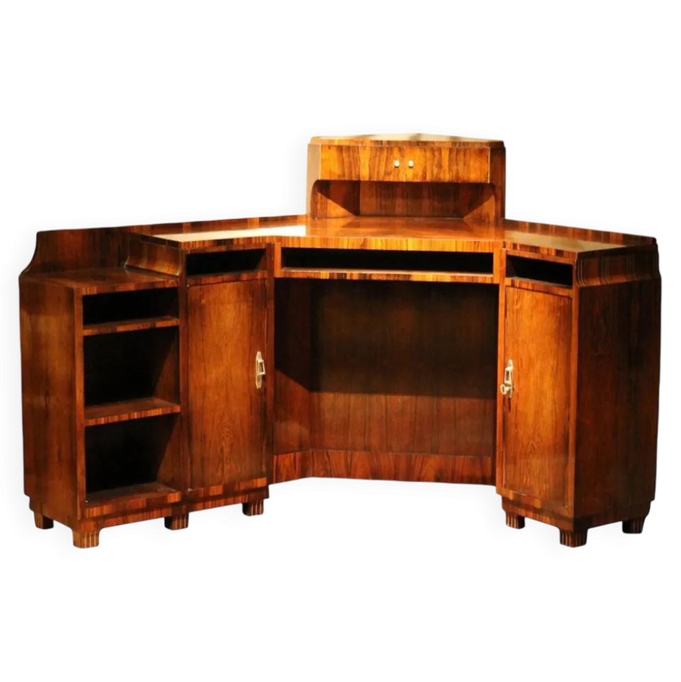 Bureau ou coiffeuse en placage Art Déco, années 1920
