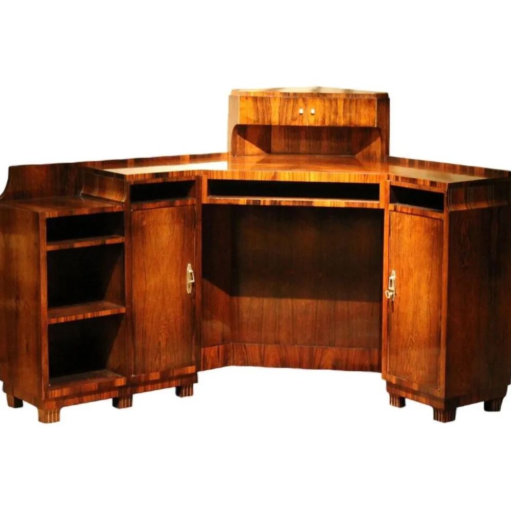 Bureau ou coiffeuse en placage Art Déco, années 1920
