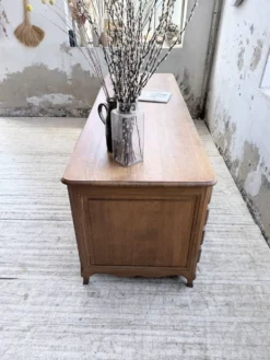 Bureau ou comptoir en chêne 1960