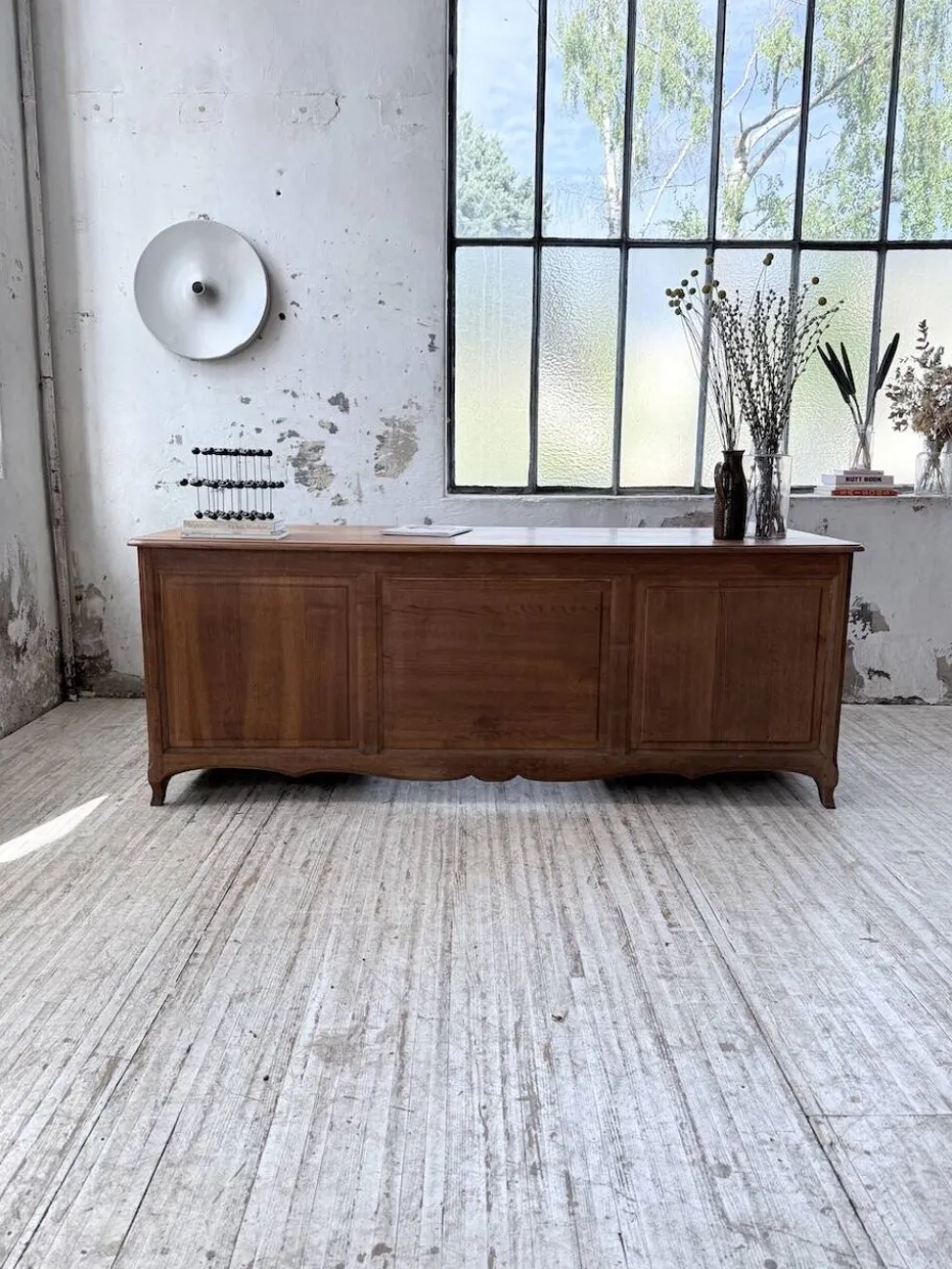 Bureau ou comptoir en chêne 1960