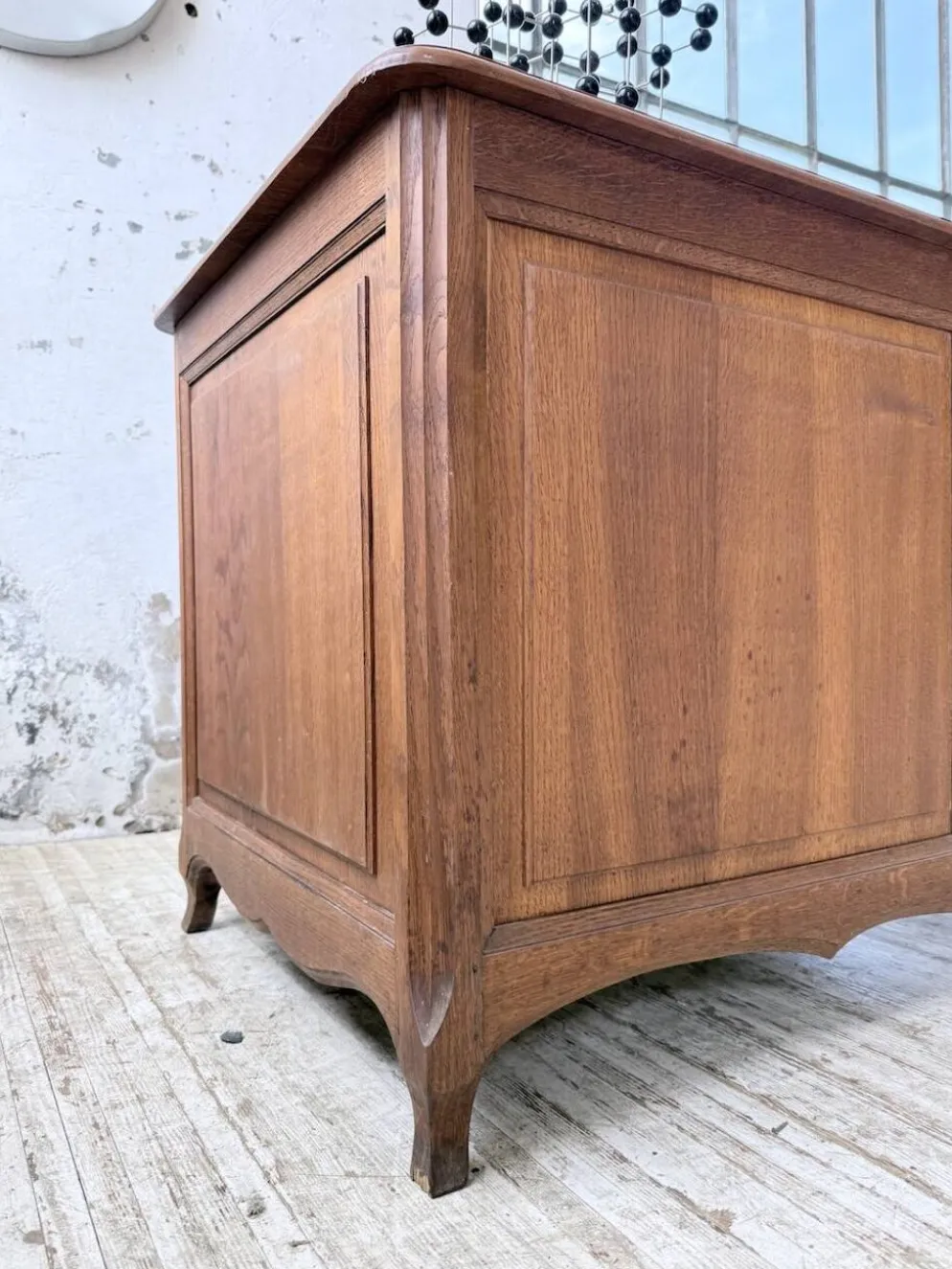 Bureau ou comptoir en chêne 1960