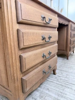 Bureau ou comptoir en chêne 1960