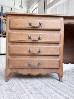 Bureau ou comptoir en chêne 1960