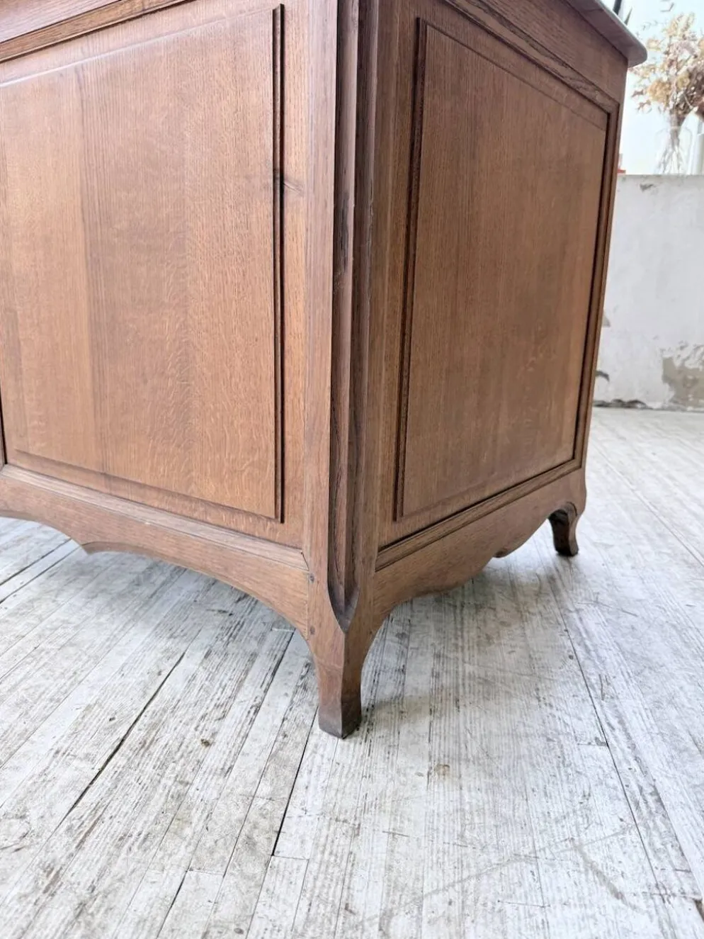 Bureau ou comptoir en chêne 1960