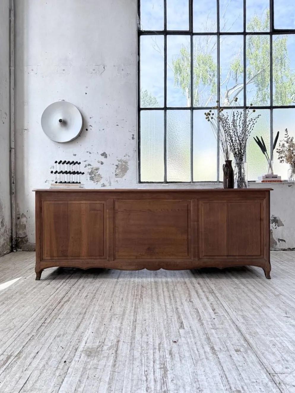 Bureau ou comptoir en chêne 1960