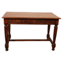 bureau ou table d'époque Louis XVI en chêne -18° siècle