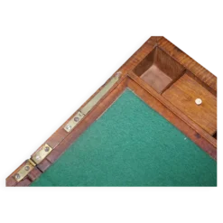 Bureau à pente militaire d'époque victorienne en bois dur