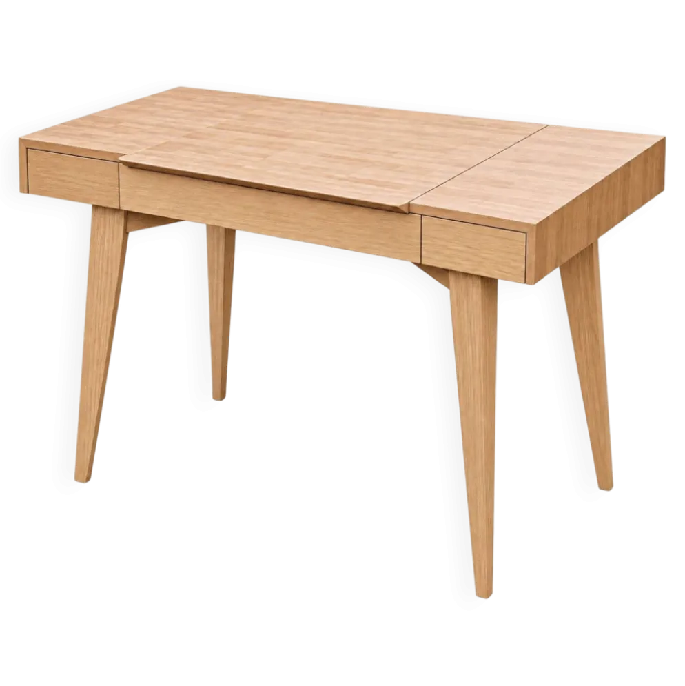 Bureau plaqué noyer