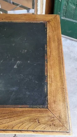 Bureau plat a 3 tiroirs louis philippe du xix ème siecle