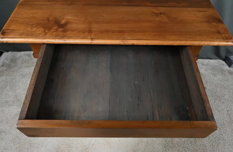 Bureau Plat en Noyer, style Louis Philippe – Fin XIXe
