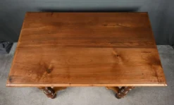 Bureau Plat en Noyer, style Louis Philippe – Fin XIXe
