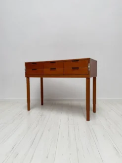 Bureau postmoderne par Antonio Citterio pour B&B Italia en bois de cerisier, années 1980