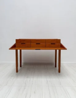 Bureau postmoderne par Antonio Citterio pour B&B Italia en bois de cerisier, années 1980