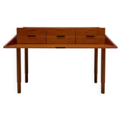 Bureau postmoderne par Antonio Citterio pour B&B Italia en bois de cerisier, années 1980